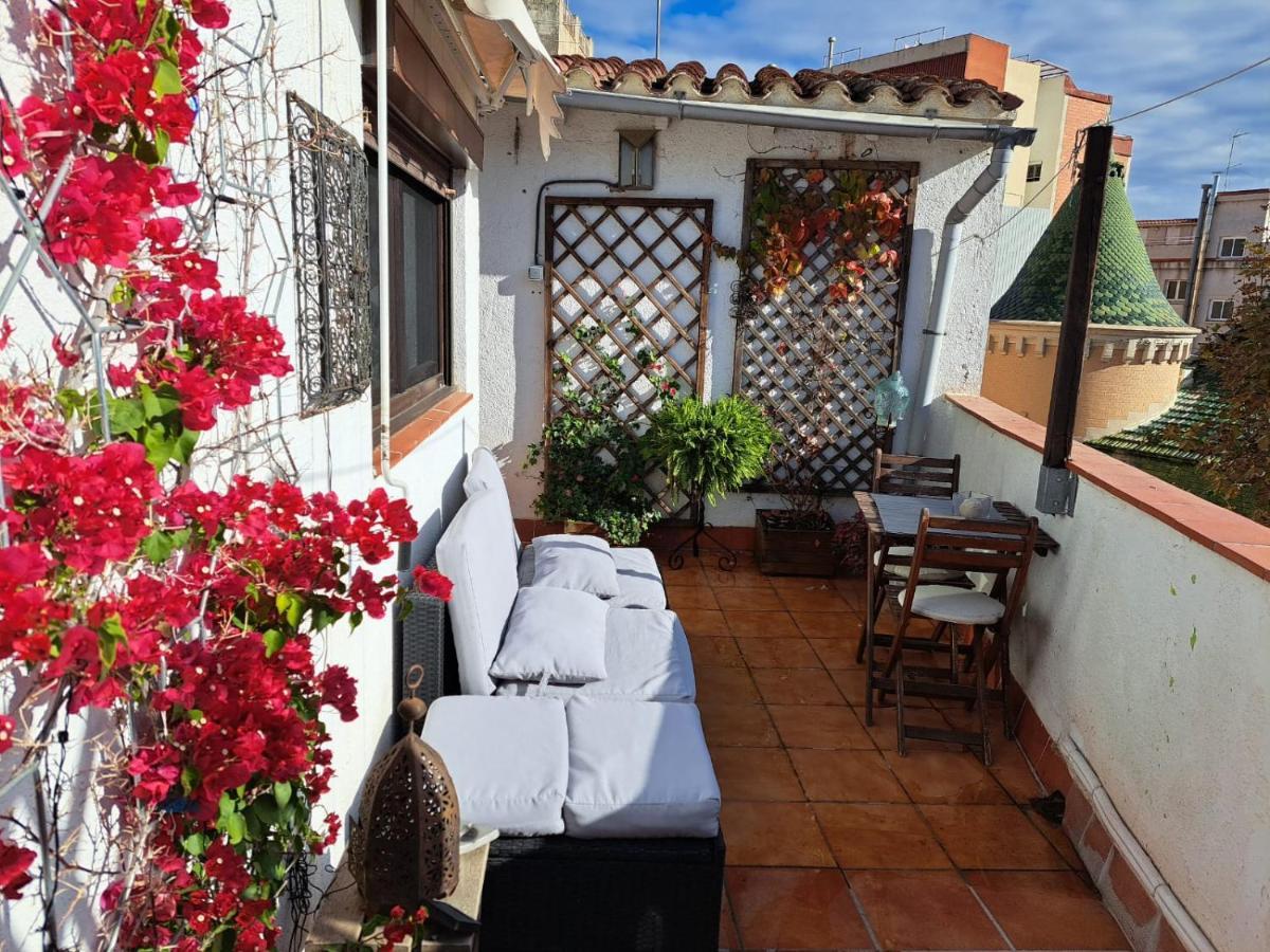 Barcelona Badalona Playa Terraza Apartment Bagian luar foto